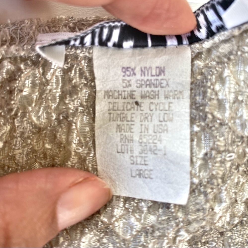 White House Black Market Blouse Size Large - Picture 8 of 10